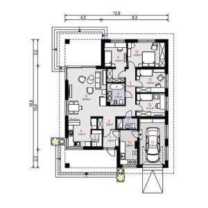 Alternative view of Kayseri Çelik Ev 143 mt