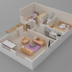 Kayseri Prefabrik 93 Mt 7 93mt2 prefabrik ev plan1