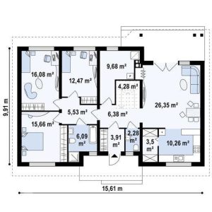 Butik Villa 123 Metrekare 9 123 mt ev plan