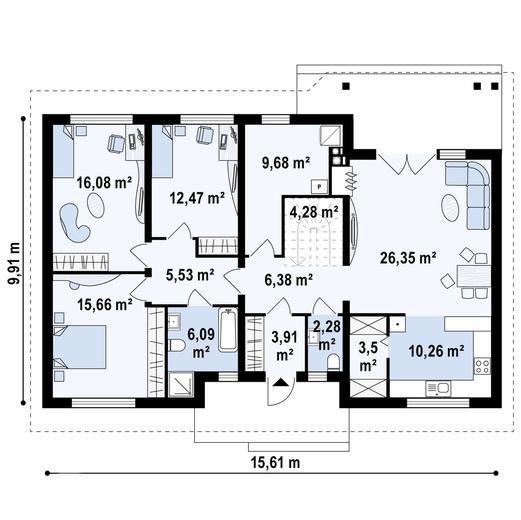 Butik Villa 123 Metrekare 6 Butik Villa 123 Metrekare - Görsel 4